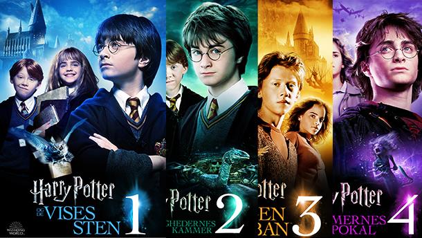 Harry Potter 25års Jubilæum - De fire første film